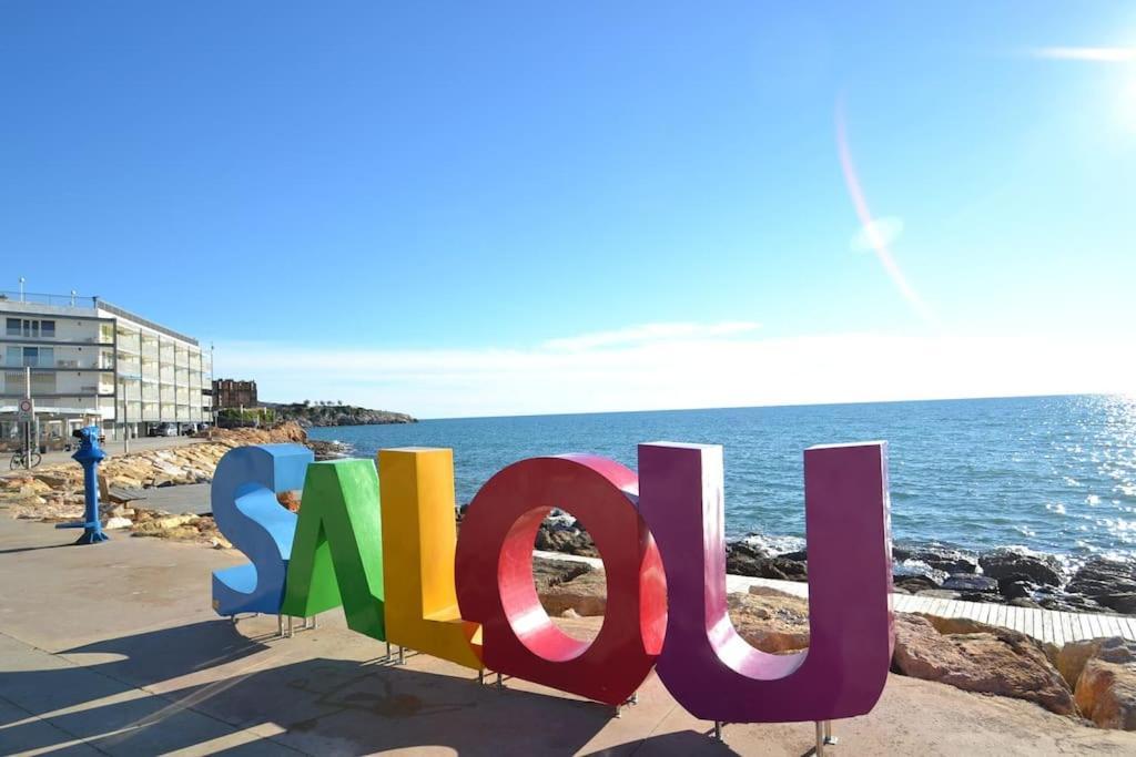 Bonito Apartamento Con Piscina Salou Exterior foto